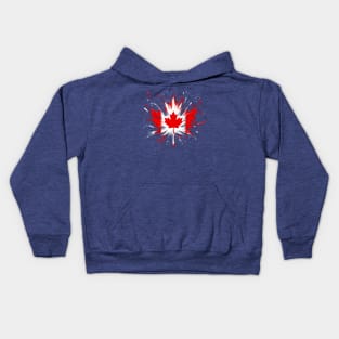 Canadian flag - Canadian maple leaf Kids Hoodie